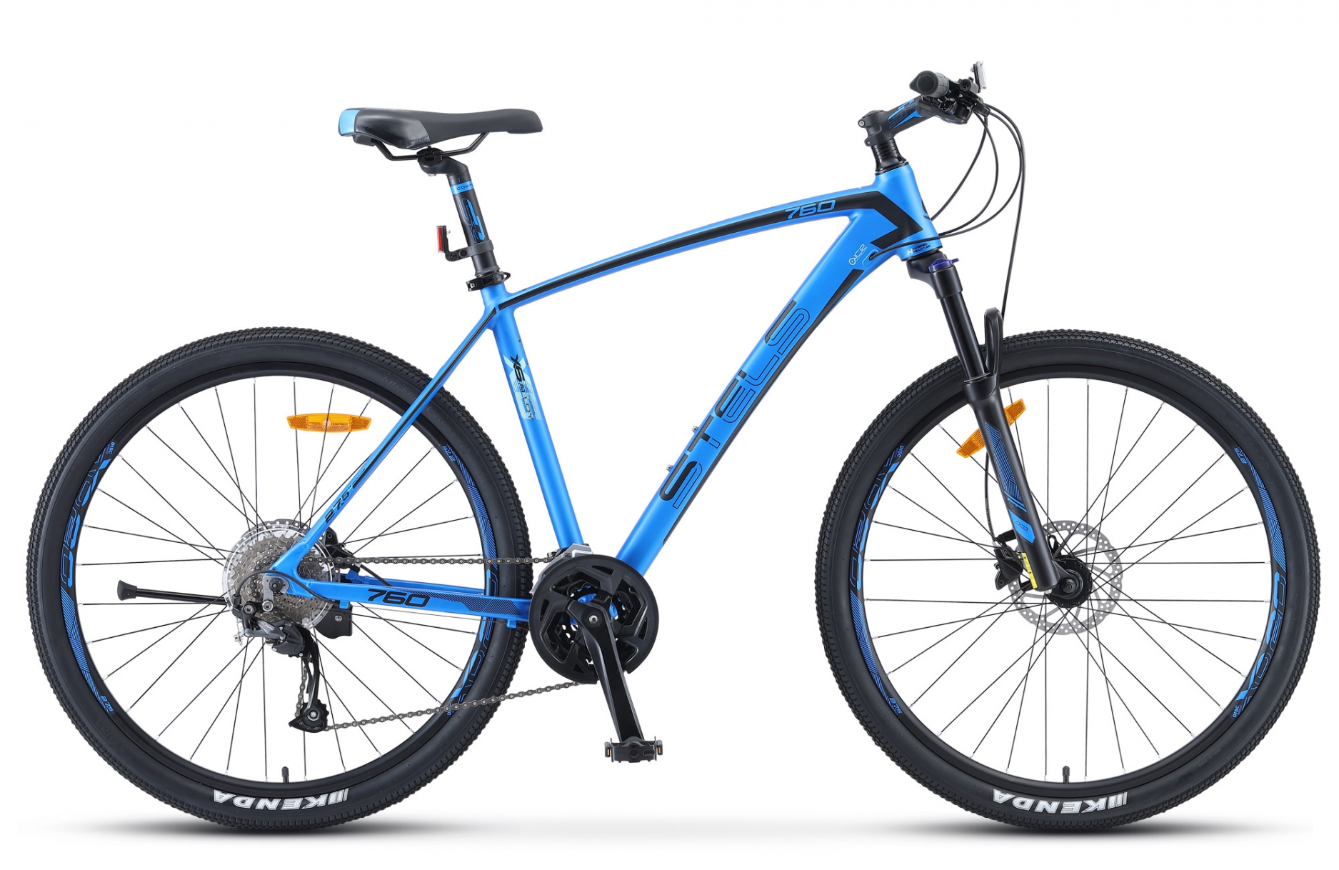 Велосипед STELS Navigator 760 27.5D (19" Синий)