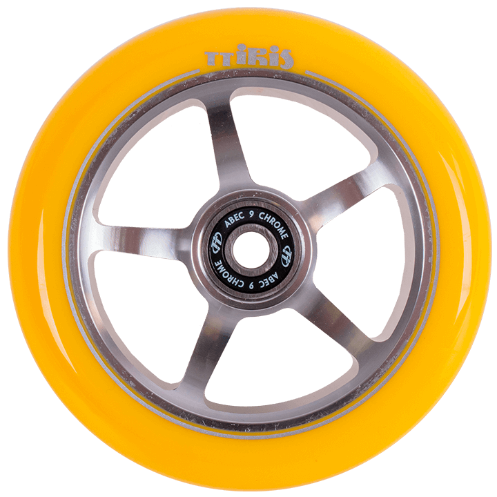 Колесо TechTeam Iris 110mm серо-жёлтый