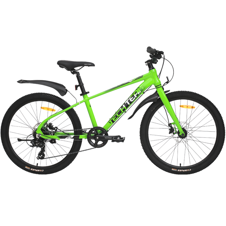 Велосипед TechTeam Neon 24"х13 зеленый