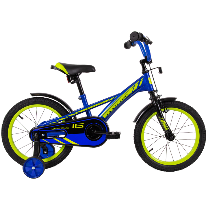 Велосипед TechTeam Quattro 16" синий