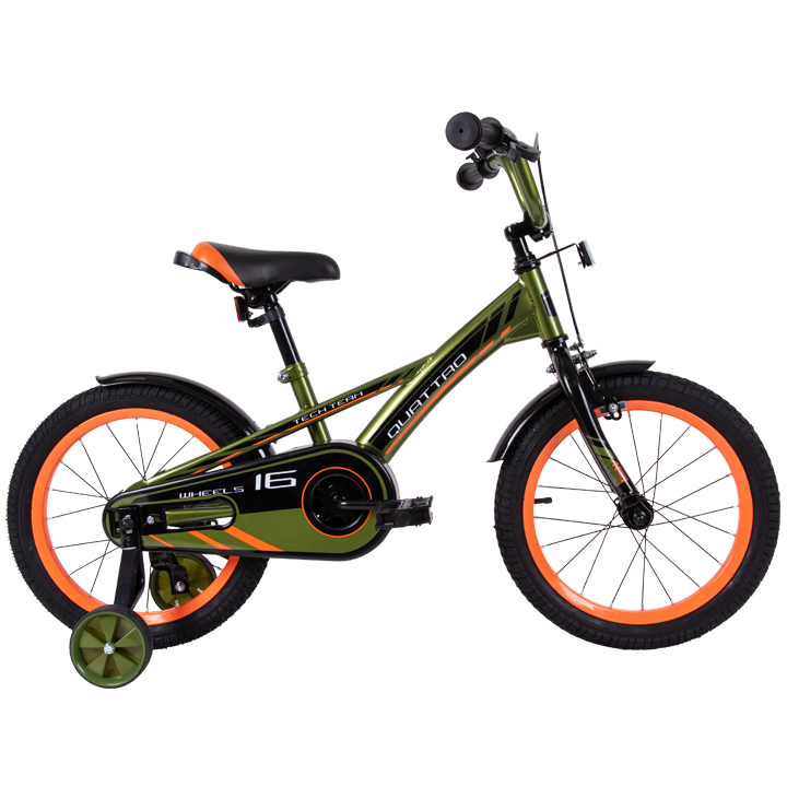 Велосипед TechTeam Quattro 16" хаки
