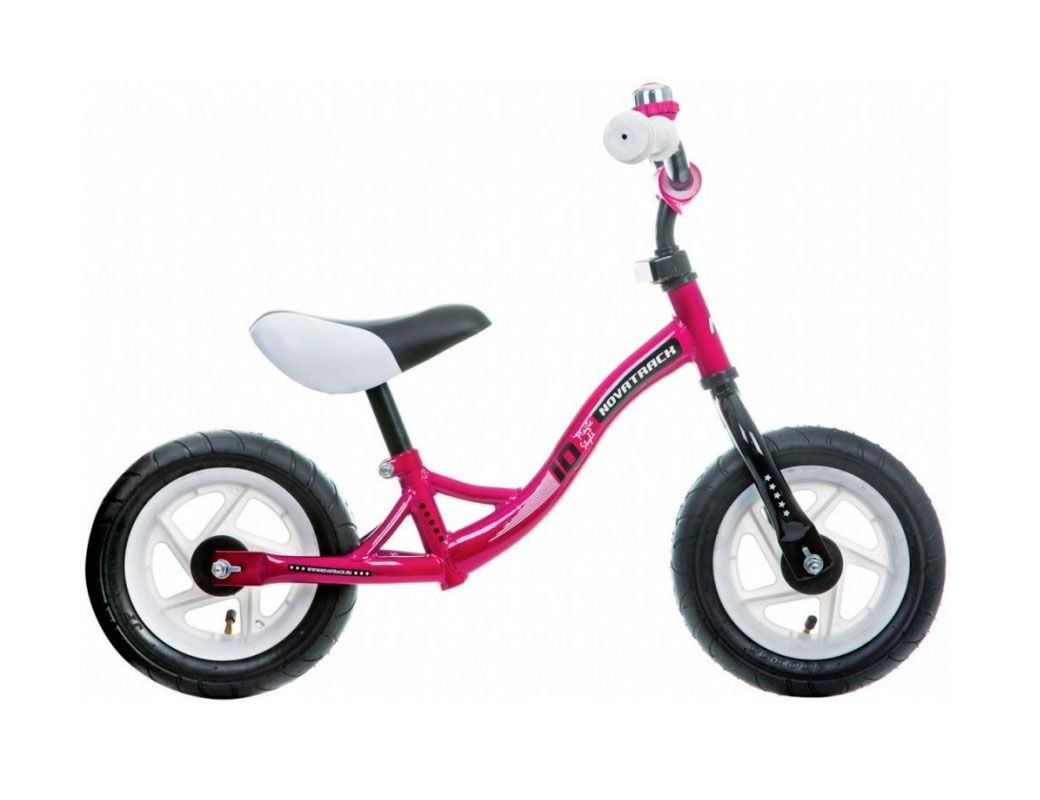Беговел NovaTrack MS10 розовый
