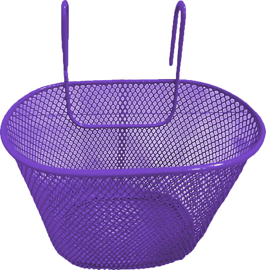Корзина детская на руль стальн. фиолет. 240X150X150mm