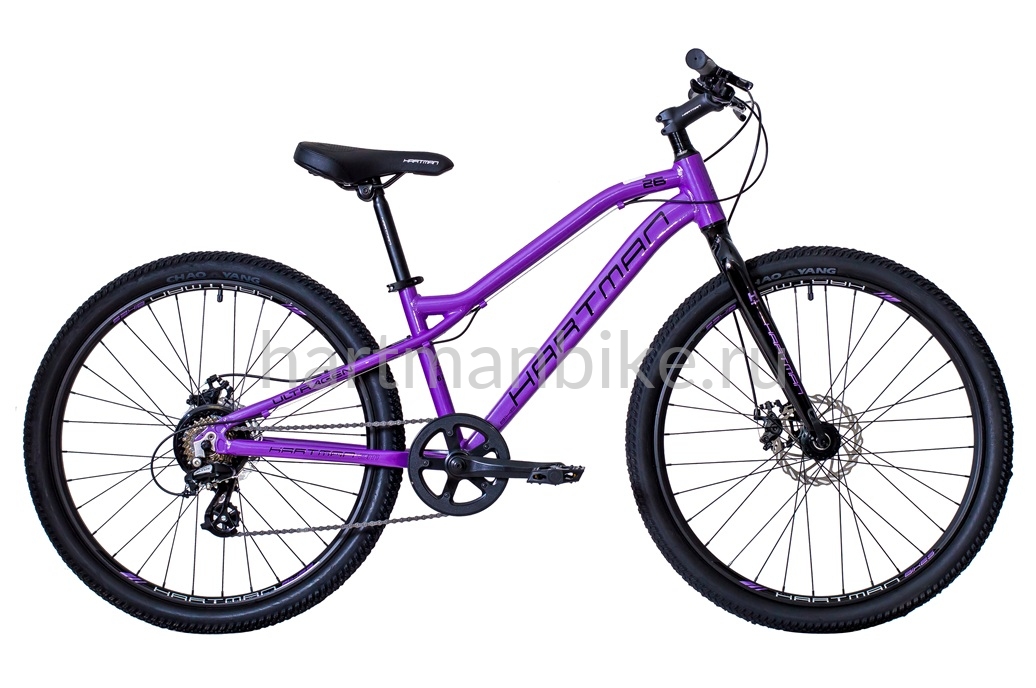 Велосипед HARTMAN 26" Ultragen PRO (облегчённый) р.13",(S26) 7 ск., рама алюм,сиреневый