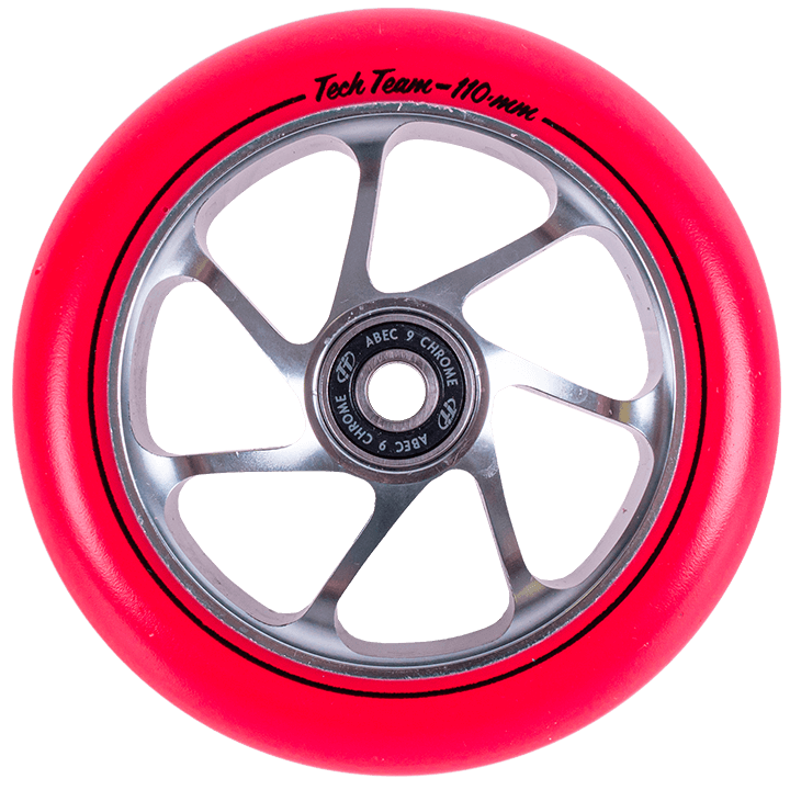 Колесо TechTeam 7W 120mm красный