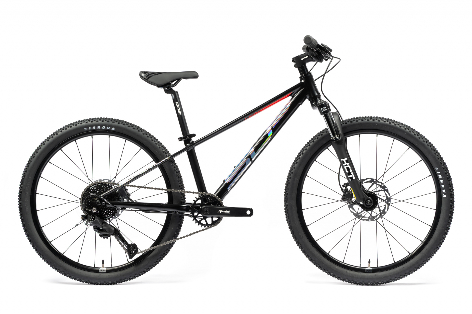 Велосипед Superior Team 24 Matte Black/Hologram Chrome/Team Red 2025