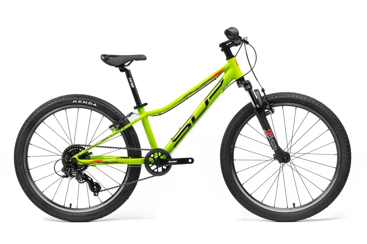 2025 Велосипед Superior Racer XC 24 (Один размер / Matte Lime/Black/Red)