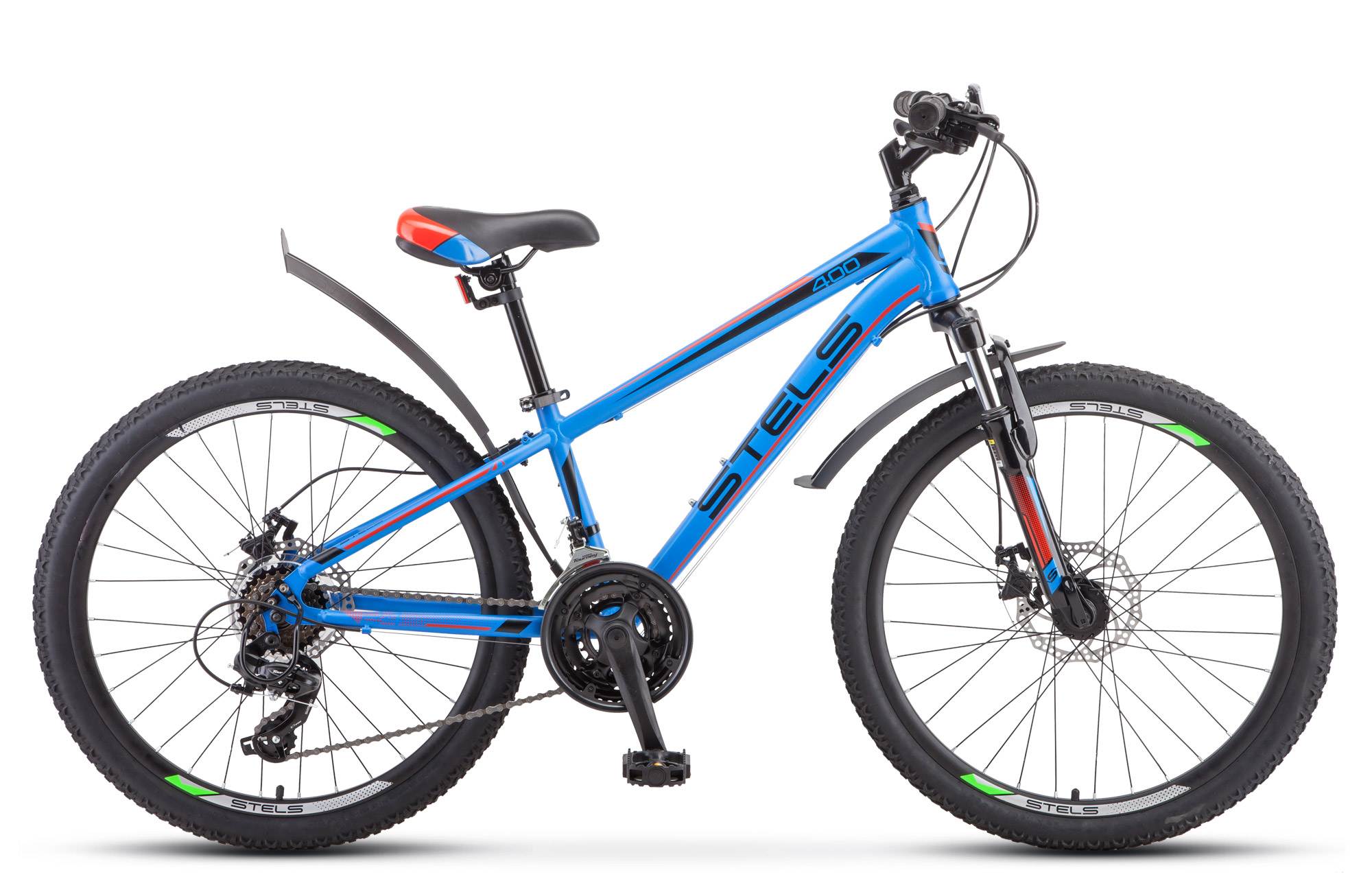 Велосипед Stels 24" Navigator 400 MD 12" АКЦИЯ! синий-красный