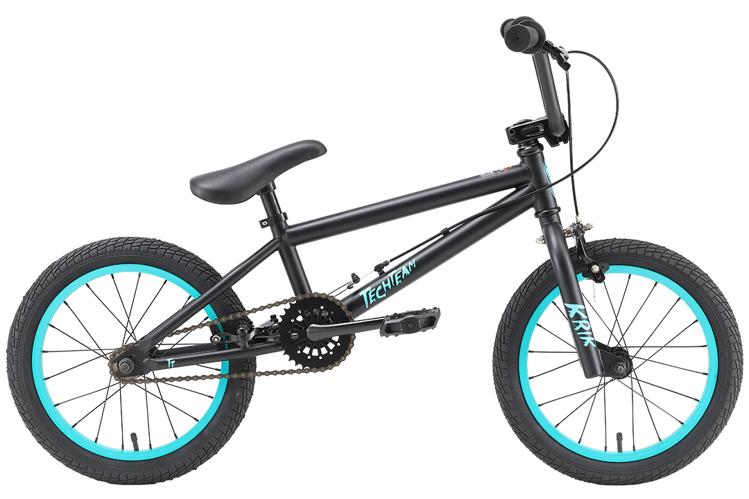 Велосипед TechTeam BMX Krik 16" зелёный 2022