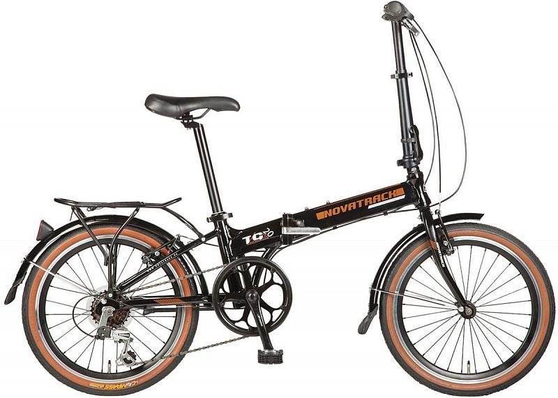 Велосипед NOVATRACK 20" FATG6SV.BK20складной чёрный,6ск