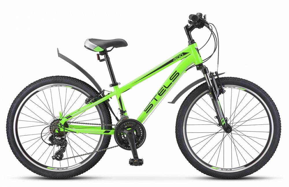 Велосипед Stels 24" Navigator-400 V 12" АКЦИЯ! зелёный