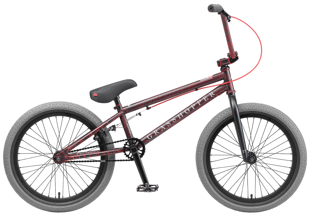 Велосипед TechTeam BMX Grasshopper 20" красно-серый