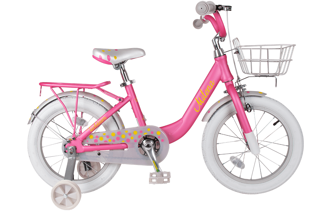Велосипед TechTeam Milena 16" тёмно-розовый