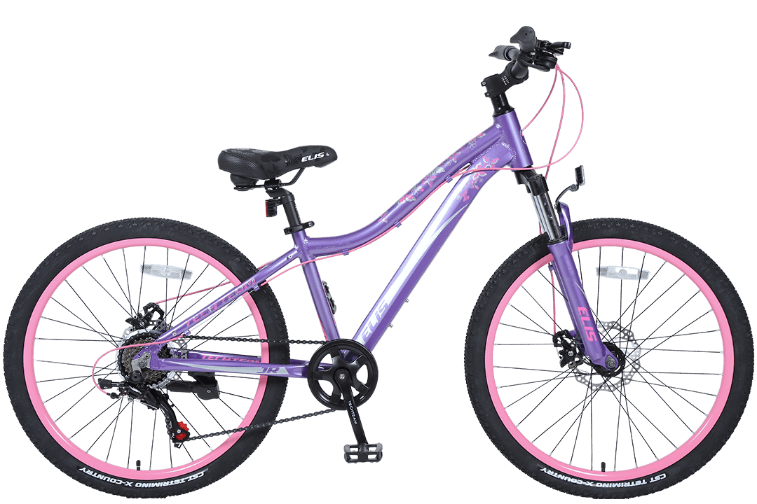 Велосипед TechTeam Elis 24"x13" фиолетовый