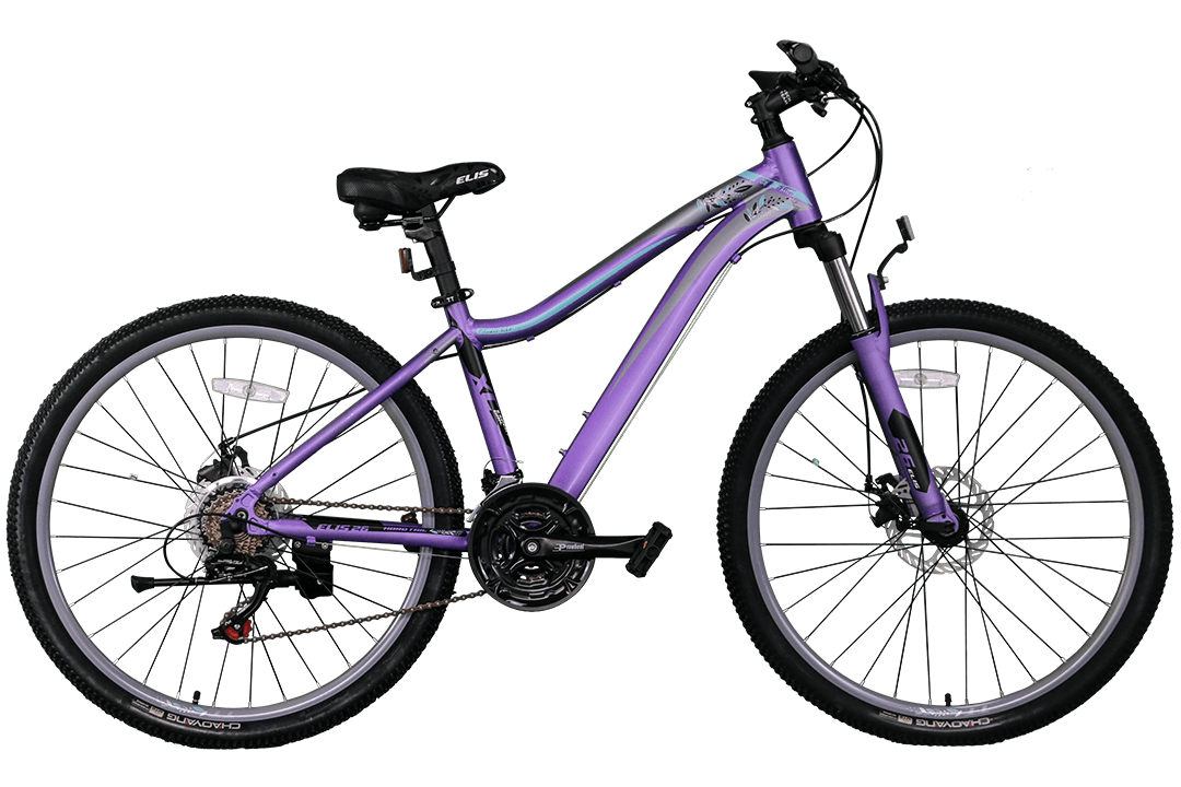 Велосипед TechTeam Elis 26"x17" фиолетовый
