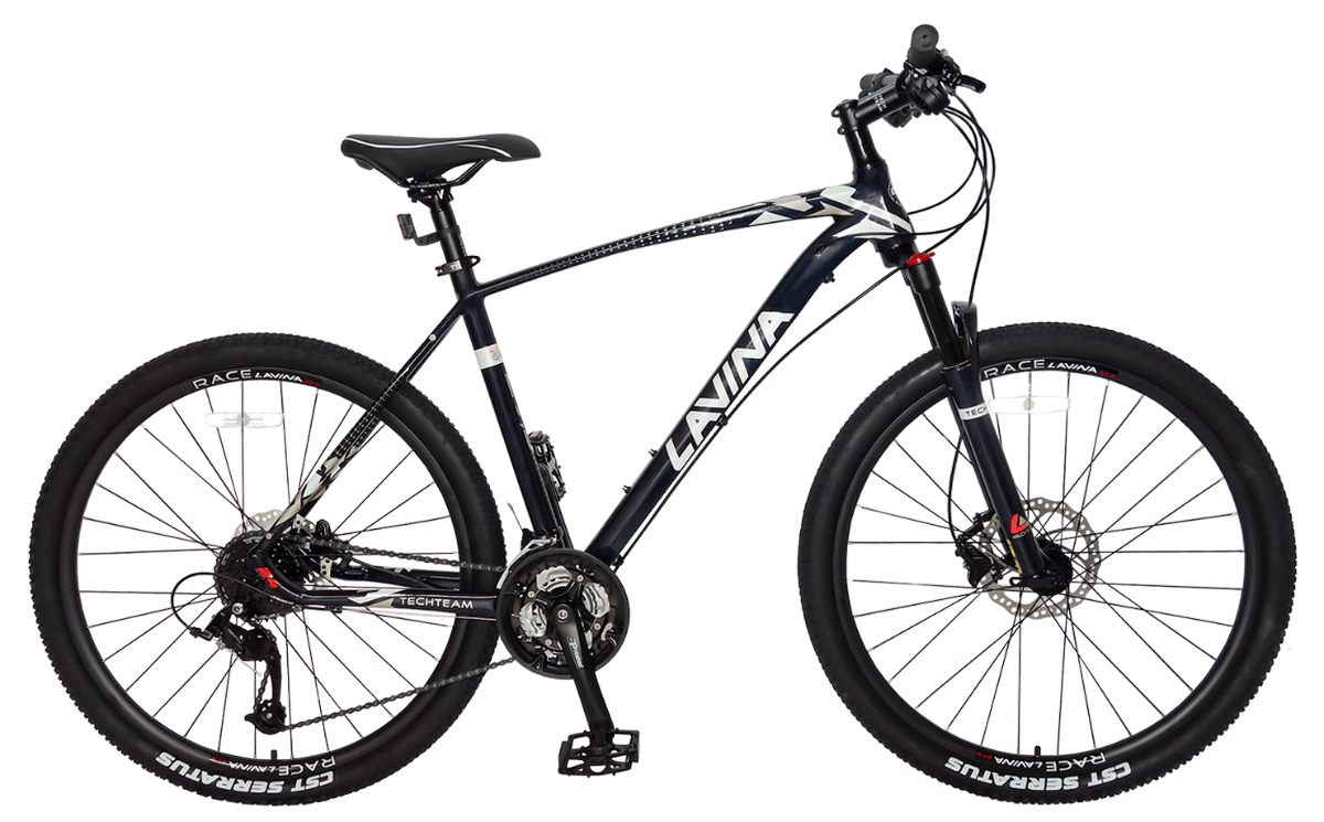 Велосипед TechTeam Lavina 27.5"x19" чёрный