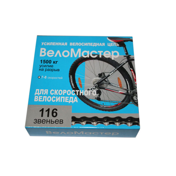 Цепь ВелоМастер 116L 1/2"x3/32" 7-8 скоростей