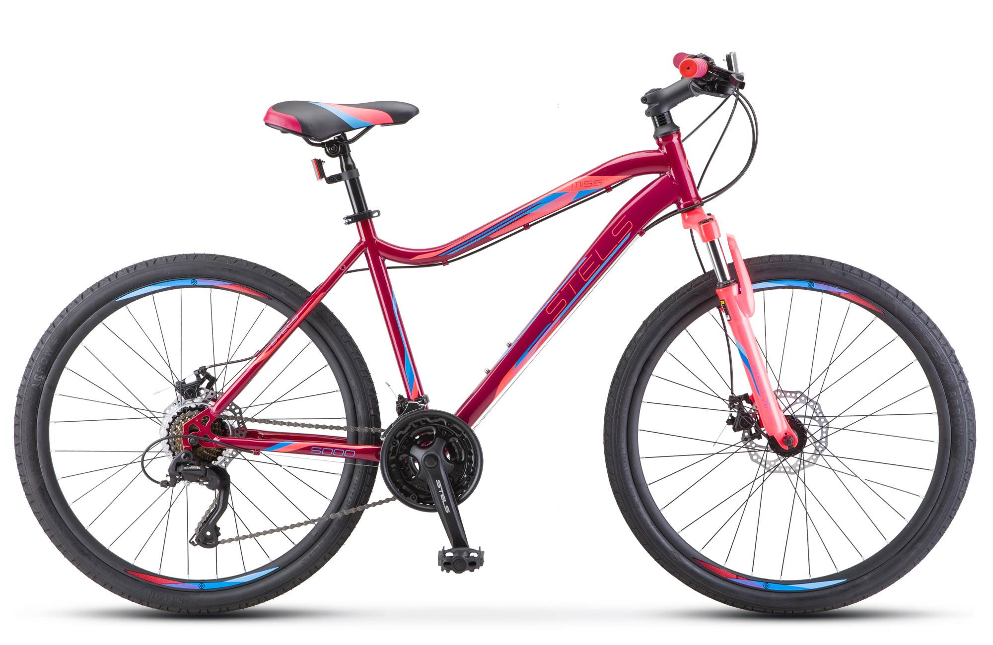 Велосипед Stels 26" Miss 5000 MD 16" фиолет-розовый АКЦИЯ!
