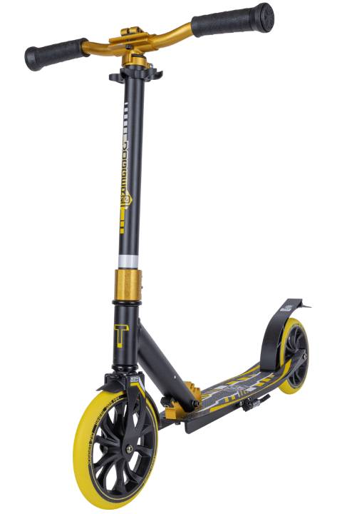 Самокат TechTeam Jogger 210 чёрно-жёлтый