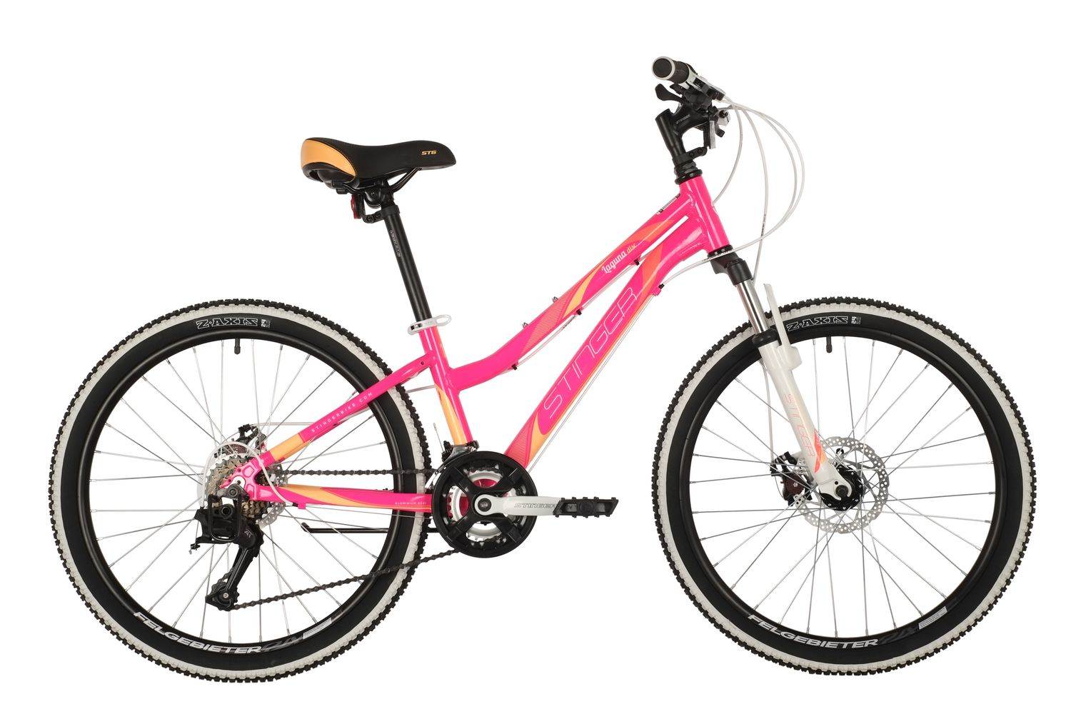Велосипед STINGER 24" LAGUNA D 12" розовый