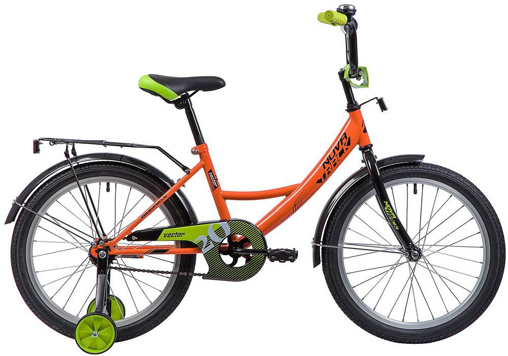 Велосипед NOVATRACK 20", VECTOR, оранжевый