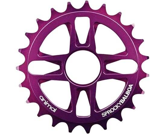 Передняя звезда Animal 25T BMX фиолет