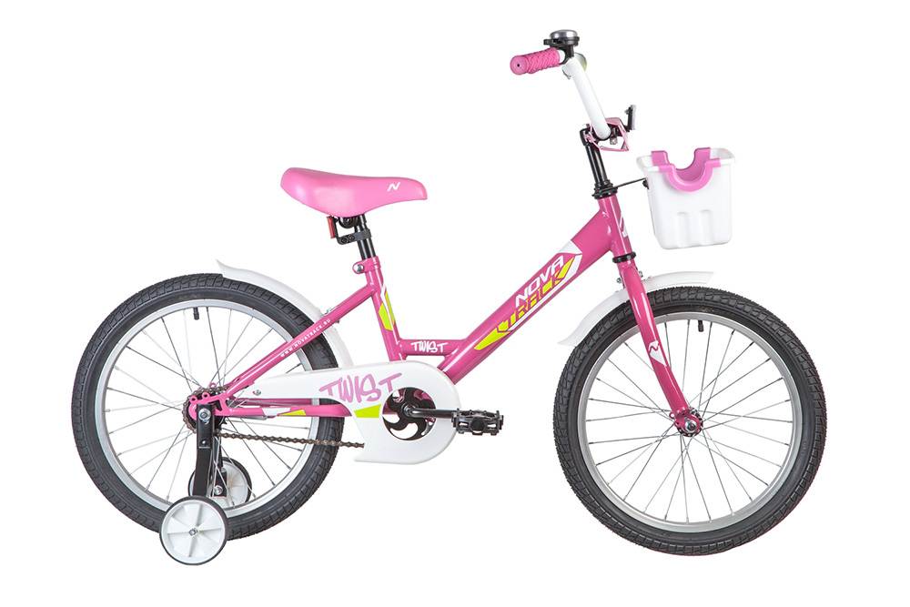 Велосипед NOVATRACK 18", TWIST, розовый