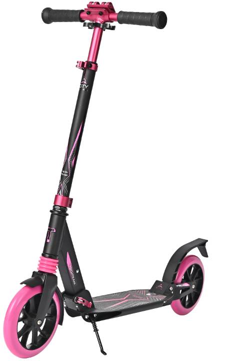 Самокат TechTeam City Scooter розовый 2022