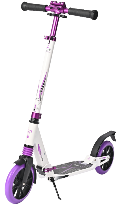 Самокат TechTeam City Scooter фиолетовый 2022