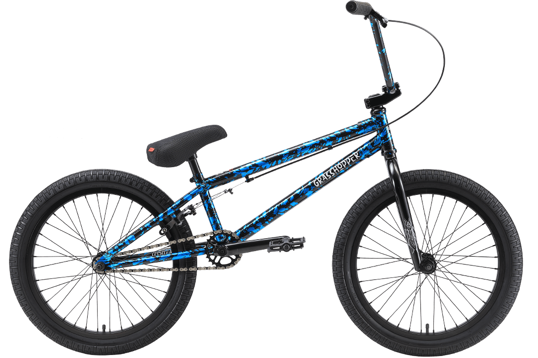 Велосипед TechTeam BMX Grasshopper 20" сине-черный 2022