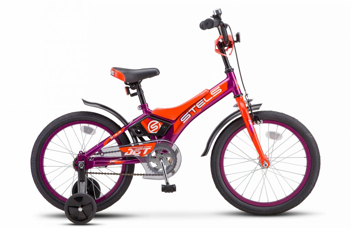 Велосипед Stels 18" Jet фиолетовый-оранжевый
