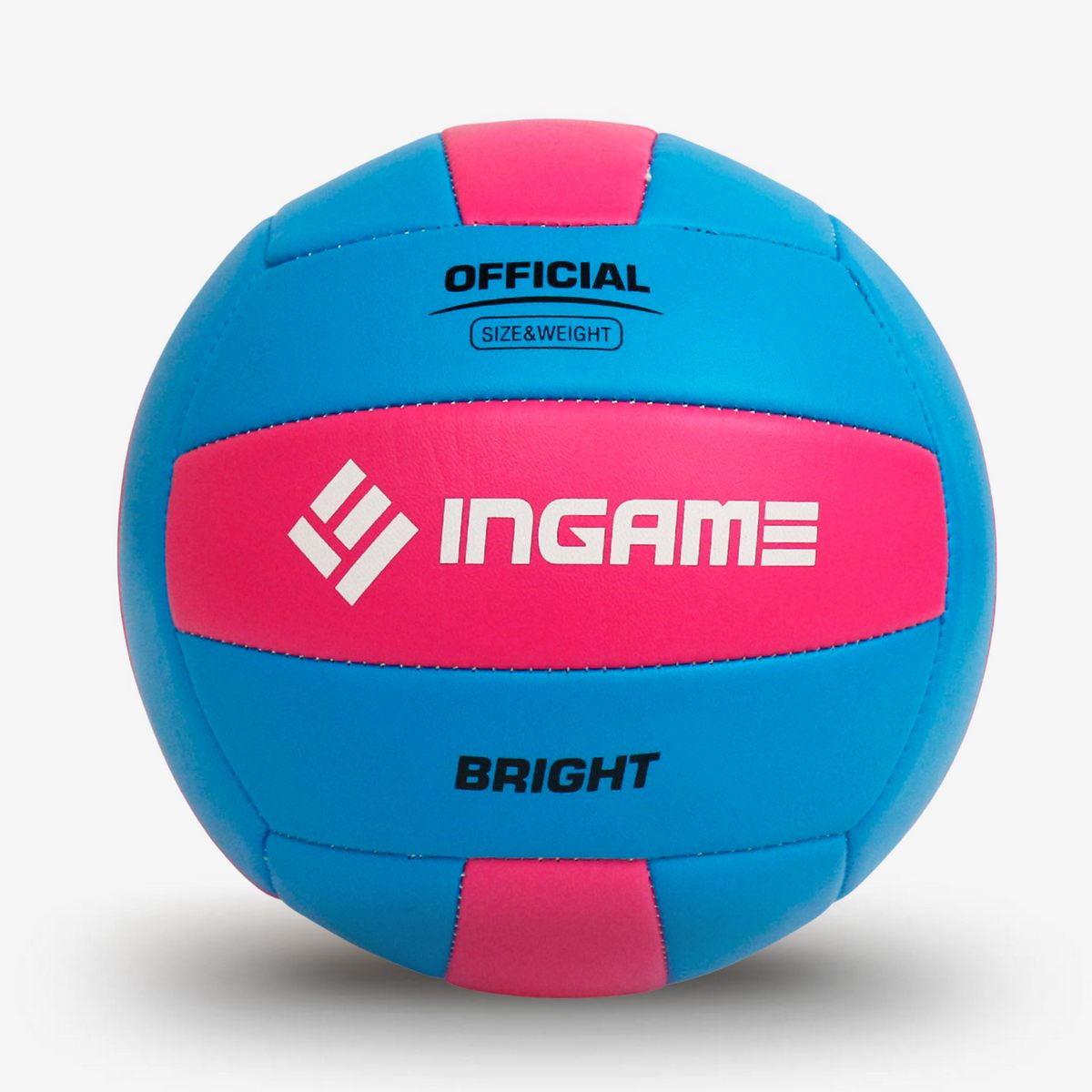 Мяч волейбол INGAME BRIGHT голубой-розовый