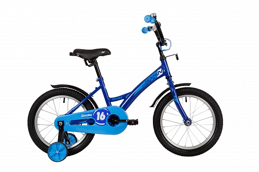 Велосипед NOVATRACK 16", STRIKE, синий