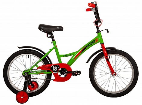 Велосипед NOVATRACK 18", STRIKE, зелёный