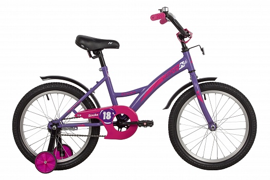 Велосипед NOVATRACK 18", STRIKE, фиолетовый
