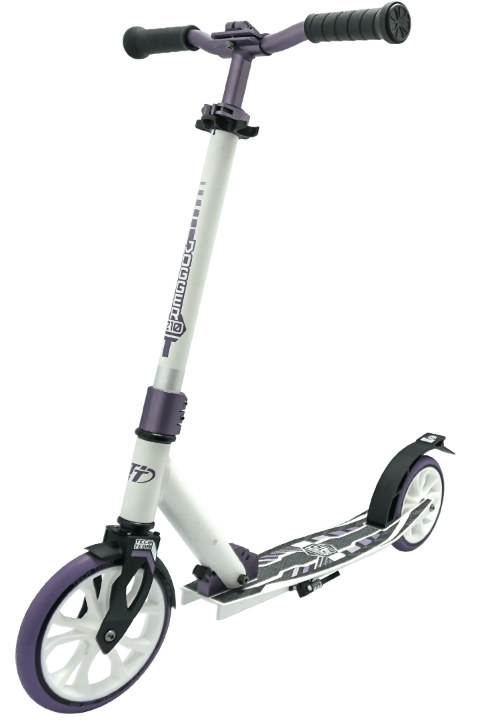 Самокат TechTeam Jogger 210 бело-фиолетовый (2022)