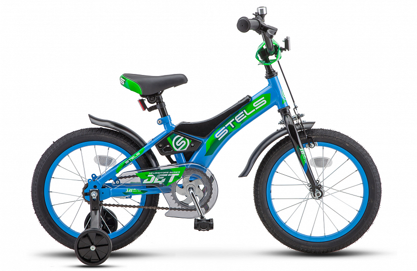 Велосипед Stels 16" Jet голубой-зелёный