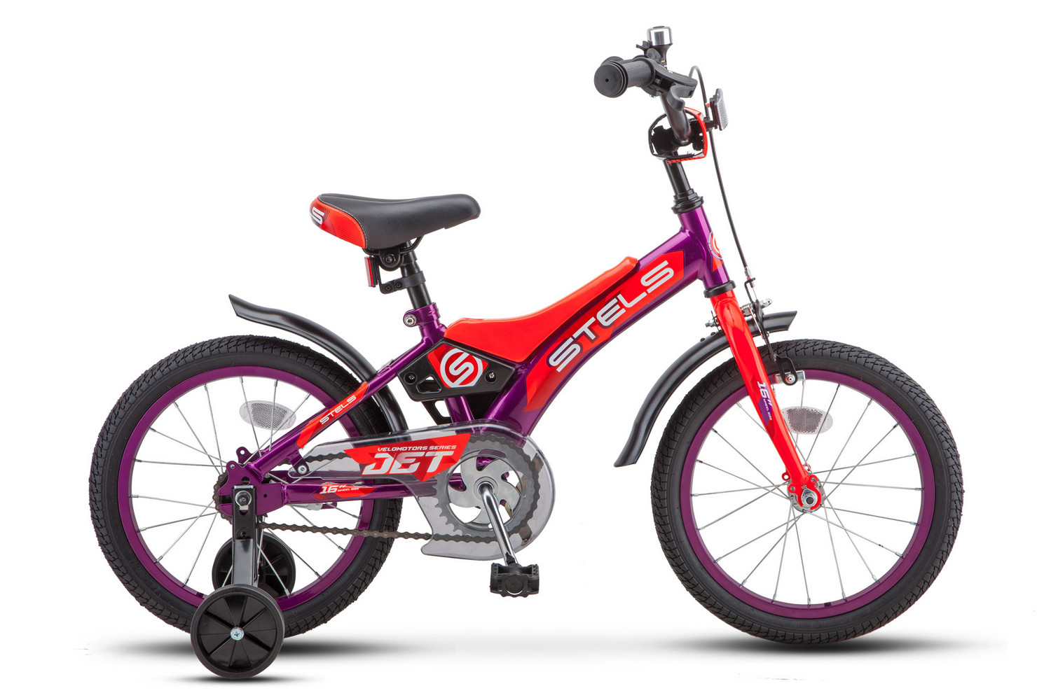 Велосипед Stels 16" Jet фиолетовый/оранжевый