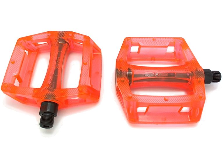 Педали Китай BMX пластик цвет оранжевые