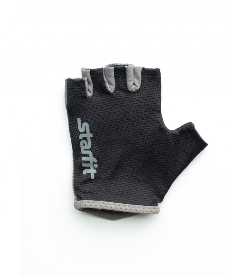 Перчатки атлетические Starfit SU 127 L, чёрно - серый
