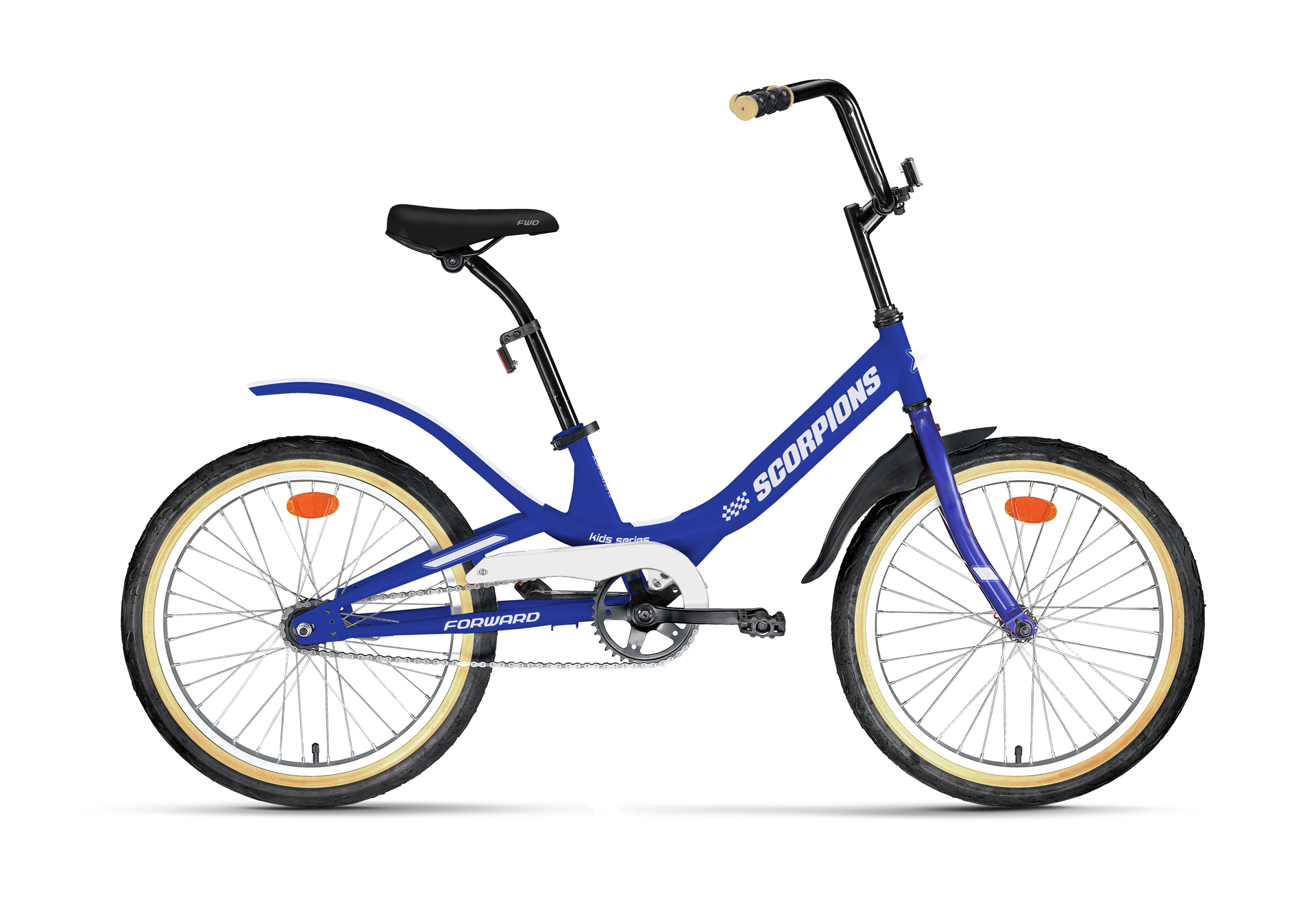 Велосипед Forward 20" Scorpions 1.0 синий/серебристый
