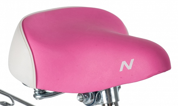 Велосипед NOVATRACK 16" BUTTERFLY, белый-розовый