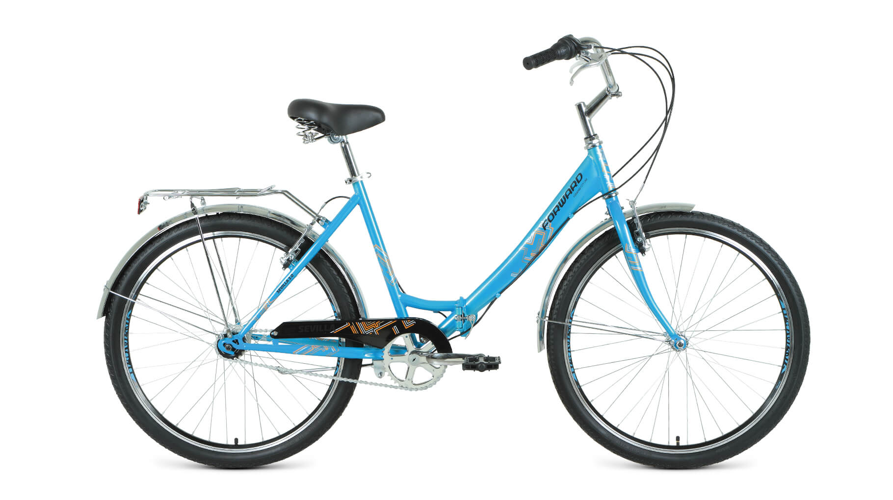 Велосипед Forward 26" Sevilla 3.0 18.5" синий-серый АКЦИЯ!