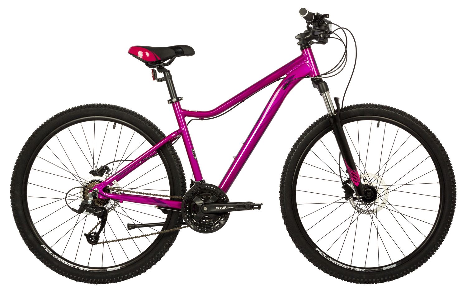 Велосипед STINGER 27.5" LAGUNA PRO SE розовый, алюминий, размер 17"