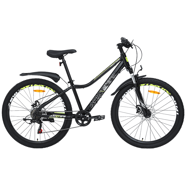 Велосипед TechTeam Aria 26"x14" чёрн. 2024