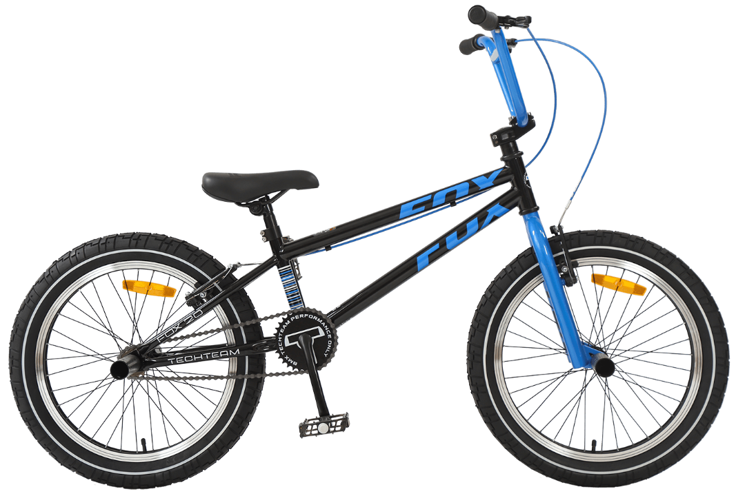Велосипед TechTeam BMX Fox 20" чёрно-синий