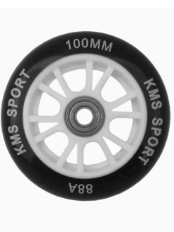 Колесо KMS SPORT 100mm пласт.белое