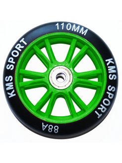 Колесо KMS SPORT 110mm пласт.зеленые