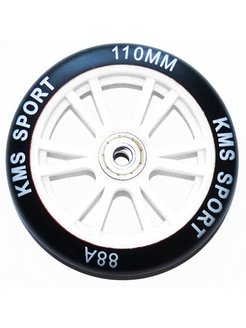 Колесо KMS SPORT 110mm пласт.белое