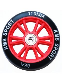 Колесо KMS SPORT 110mm пласт.красное